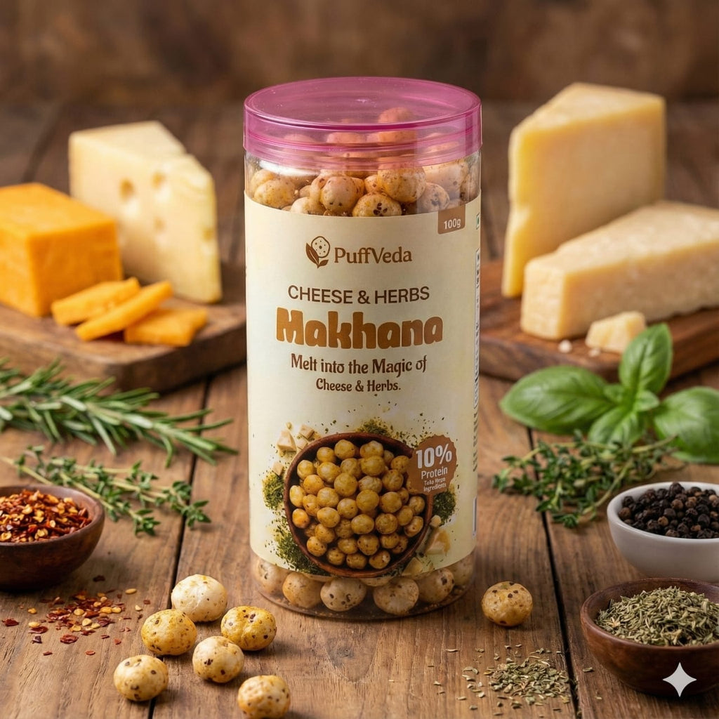 Tangy Tomato + Cheese & Herbs Combo Roasted Makhana